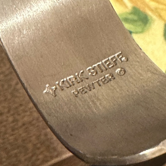 Kirk Stiffe pewter cuff bracelet - Picture 2 of 2